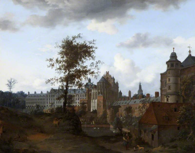 A View of the Palace of the Dukes of Brabant, Brussels