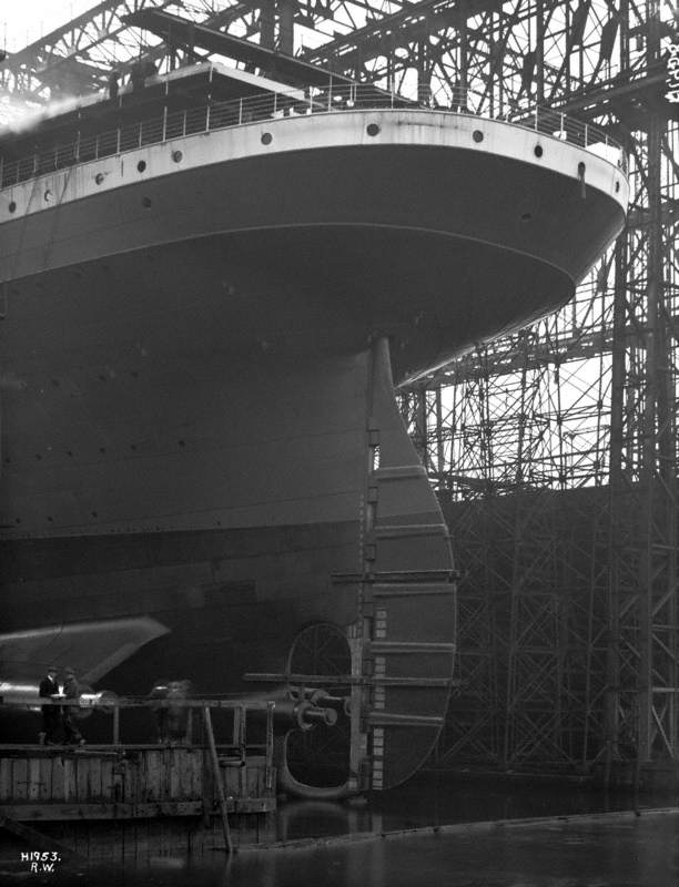 Stern view from Victoria Wharf