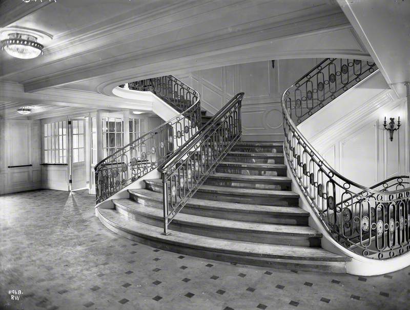 First class entrance and staircase