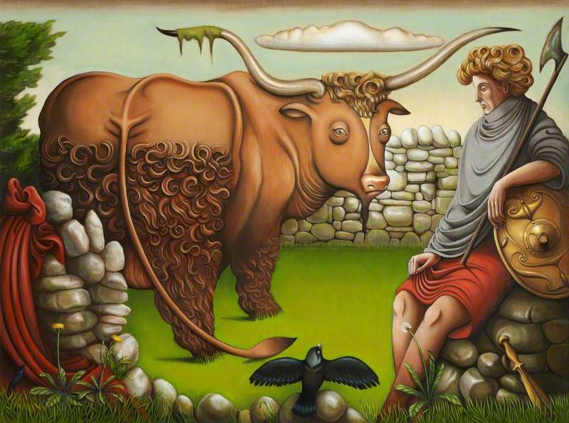 Cúchulainn and the Brown Bull