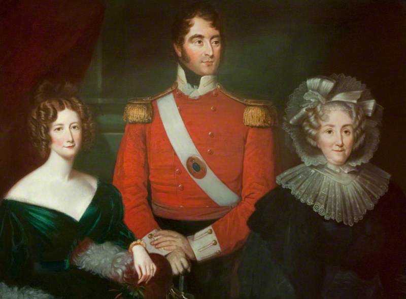 Mrs Blacker, Lieutenant Colonel Blacker and Lady Ferguson