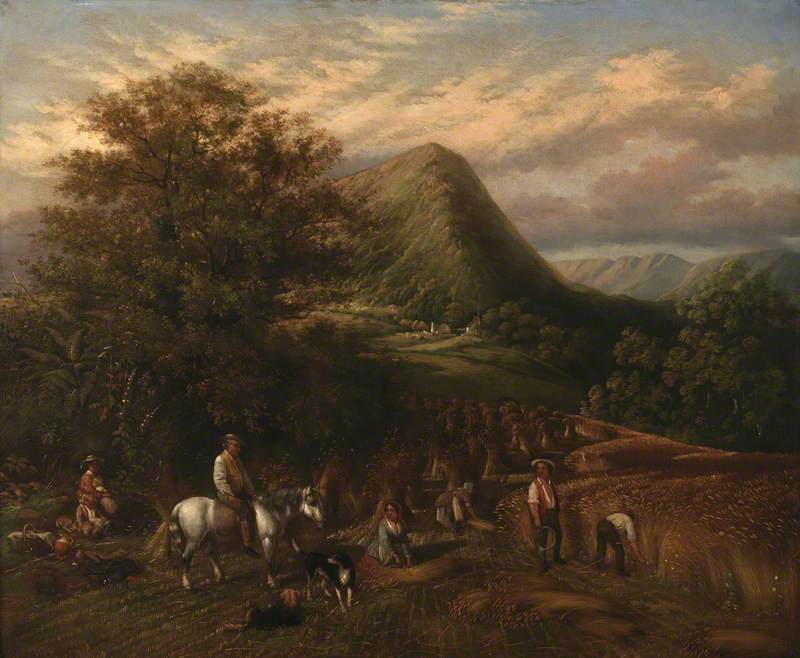 Haymaking near Abergavenny