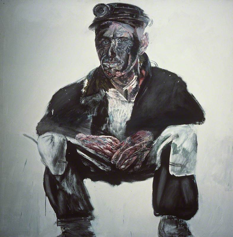 Seated Miner