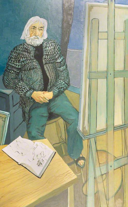 The Artist at the Easel (Gwilym Prichard)