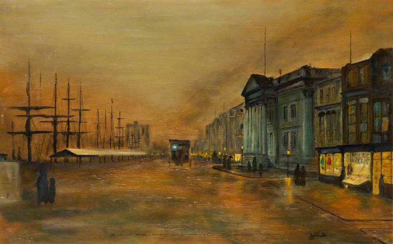 The Custom House, Liverpool, Looking North