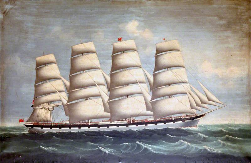 Four-Masted Ship, Liverpool