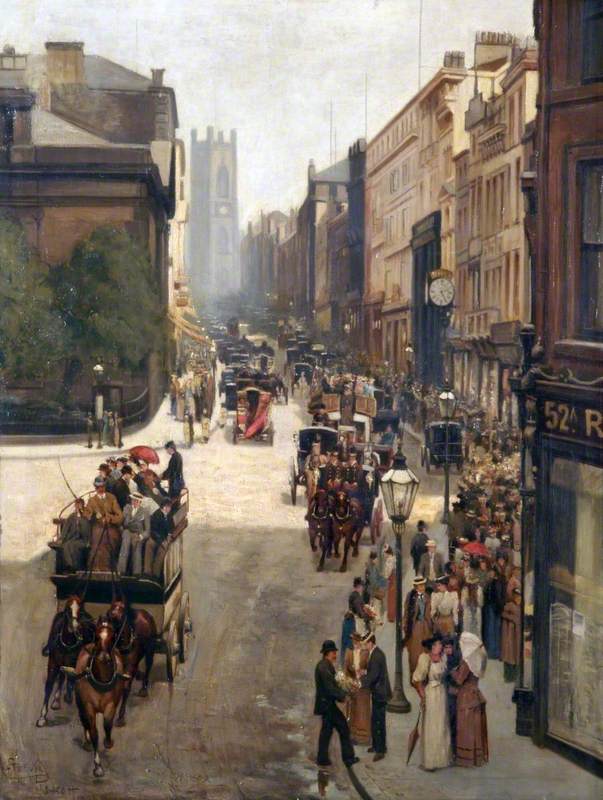 Bold Street from Waterloo Place