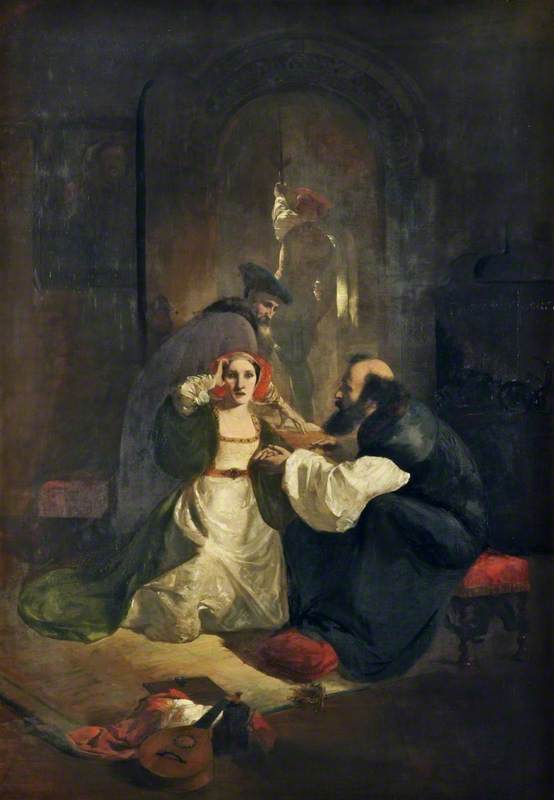Cranmer Endeavouring to Obtain a Confession of Guilt from Catherine Howard