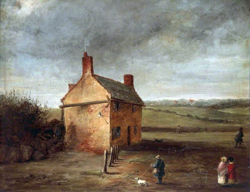 Old Cottage in Islington, 1822