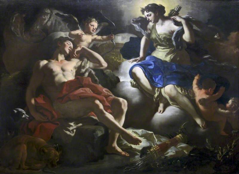 The Male Gaze The Myth Of Diana And Endymion Art Uk