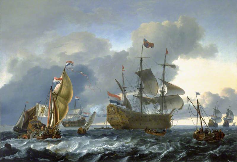 Dutch Attack on the Medway: the 'Royal Charles' Carried into Dutch Waters, 12 June 1667