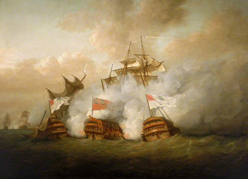 The 'Brunswick' and the 'Vengeur du Peuple' at the Battle of the First of June, 1794
