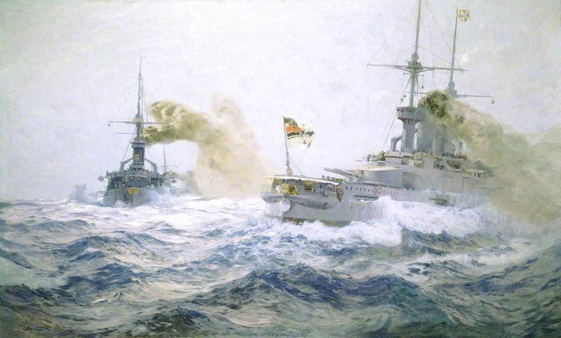 German Fleet Manoeuvres on the High Seas