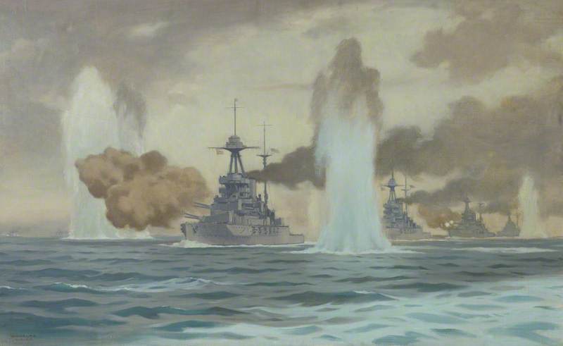 The Fifth Battle Squadron at the Battle of Jutland, 31 May 1916