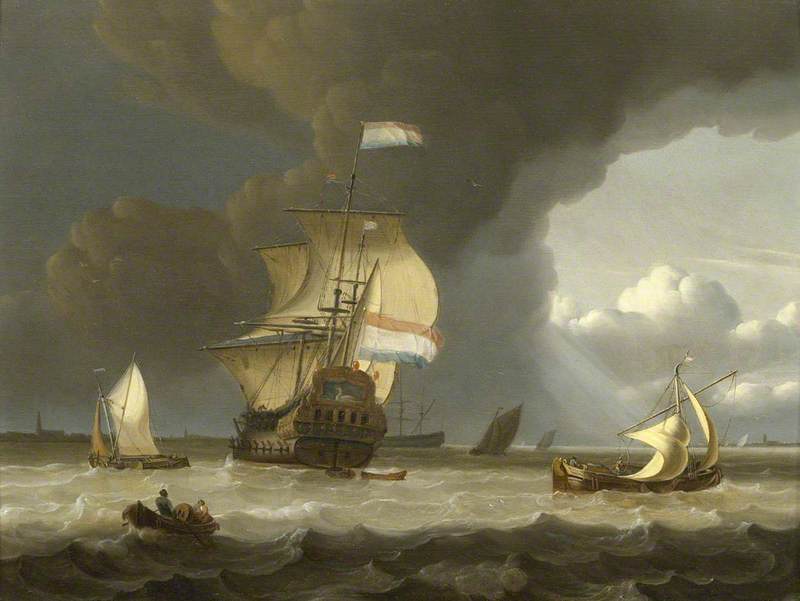Dutch Ships in the Mouth of the Scheldt