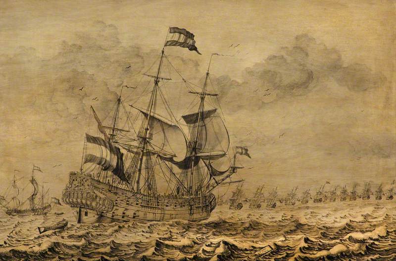 Dutch Men-of-War Joining the Fleet