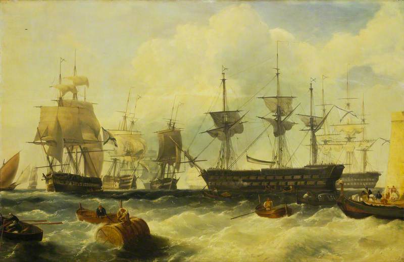 Russian Squadron at Malta, 20 October 1827