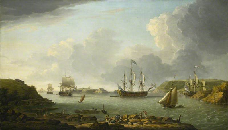 Return of a Fleet into Plymouth Harbour