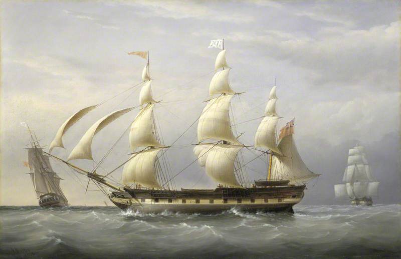 The West Indiaman 'Britannia'