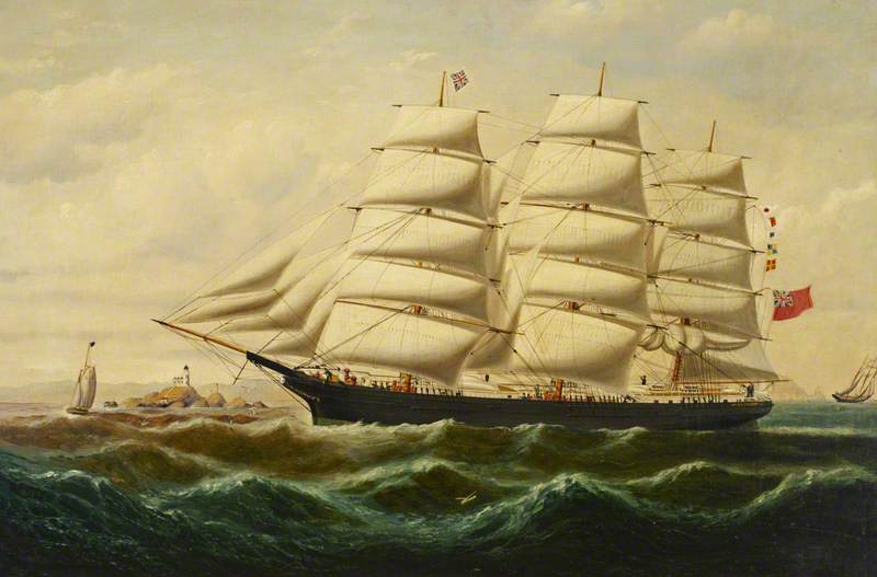 The Ship 'Eliza' in Full Sail