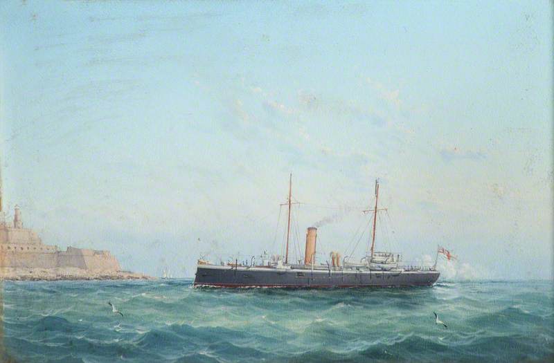 The British Cruiser HMS 'Fearless'