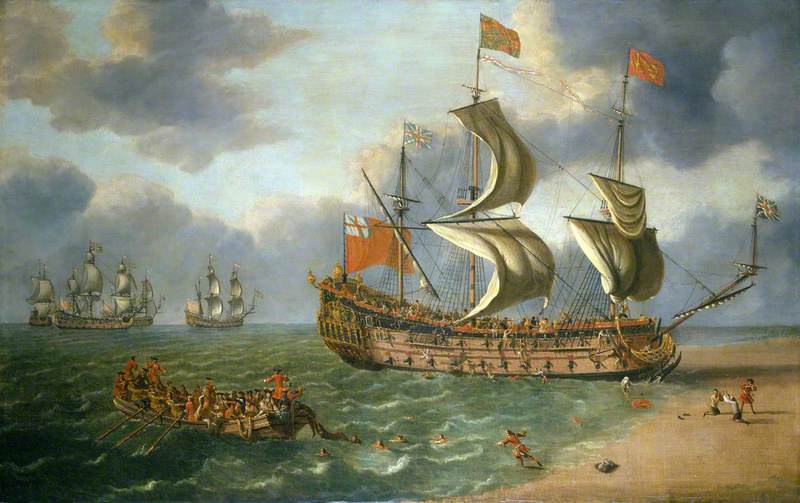 The Wreck of the 'Gloucester' off Yarmouth, 6 May 1682