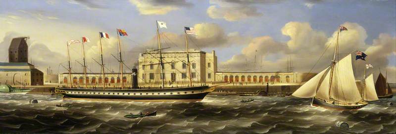 SS 'Great Britain' at Brunswick Wharf, Blackwall