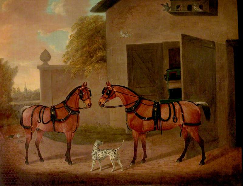 Carriages, Horses and Dogs