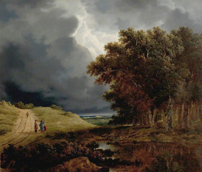 The Edge of a Forest, Storm Coming On