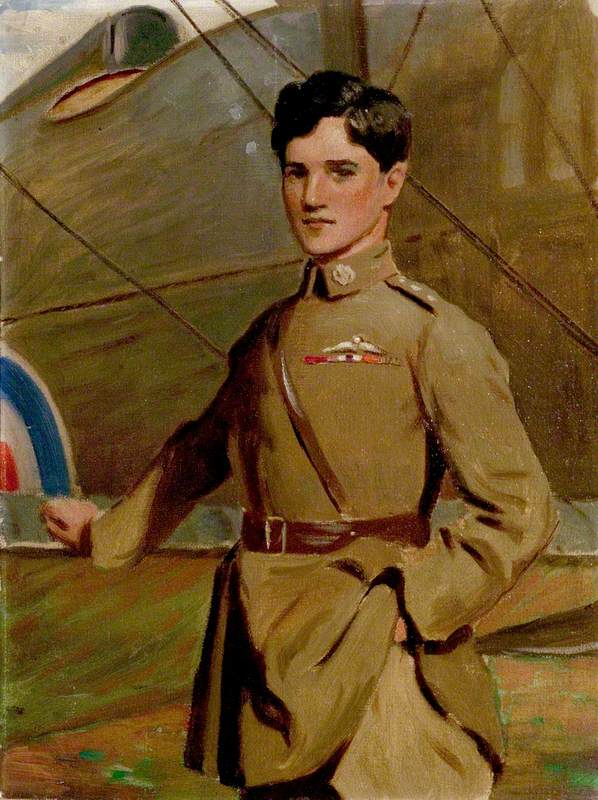 Study for 'Captain Albert Ball (1896–1917), VC'