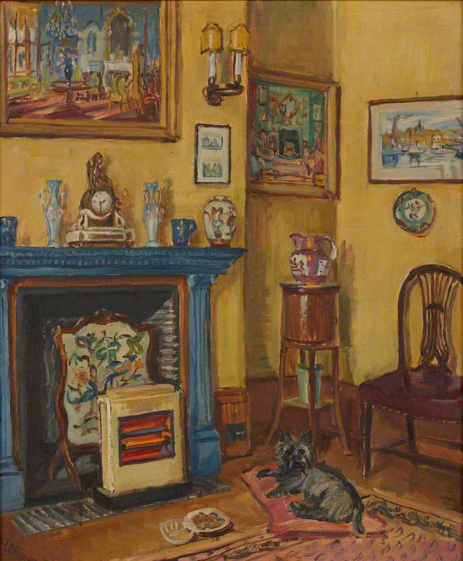The Blue Mantlepiece