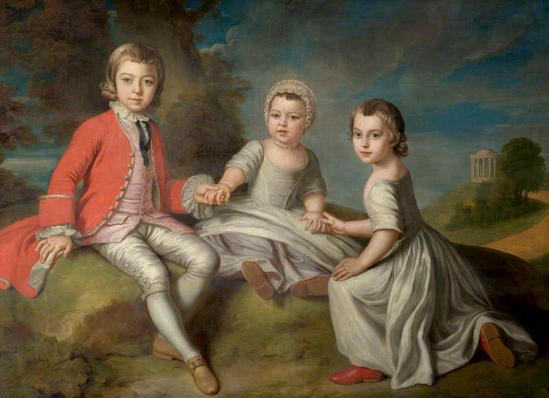 The Children of the 2nd Duke of Newcastle-under-Lyne, Henry (1750–1778), Thomas (1752–1795) and John (1755–1781)