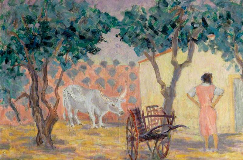 Spanish Ox and Cart