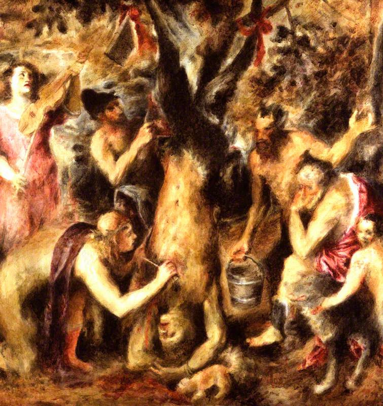 Study of 'The Flaying of Marsyas'