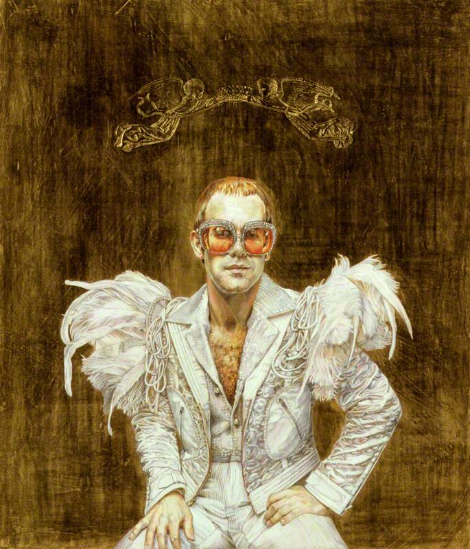 Elton John ('On the throne')