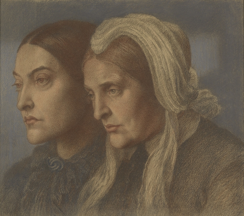 Christina Rossetti and Frances Mary Lavinia Rossetti, née Polidori