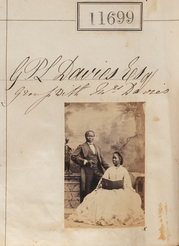 James Pinson Labulo Davies (1828–1906) and Aina (Sarah Forbes Bonetta, later Davies) (1843–1880)
