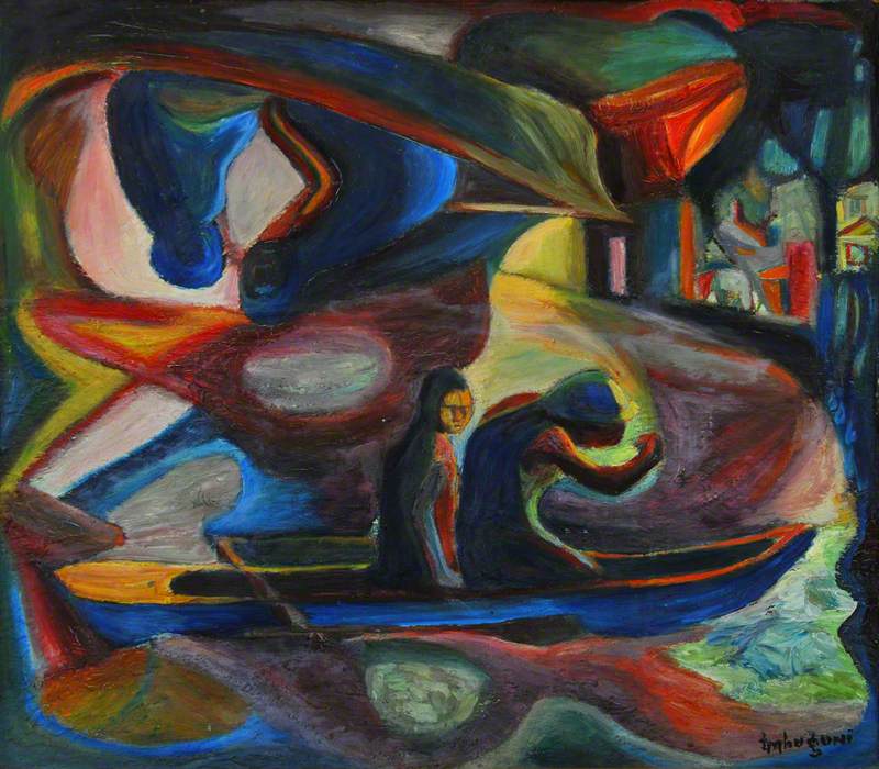 Figures in a Boat