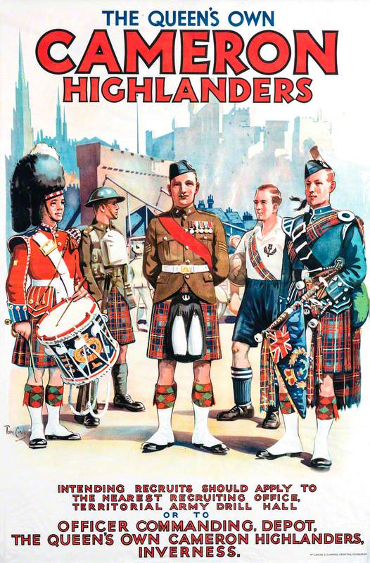 Recruiting the Highland Soldier | Art UK