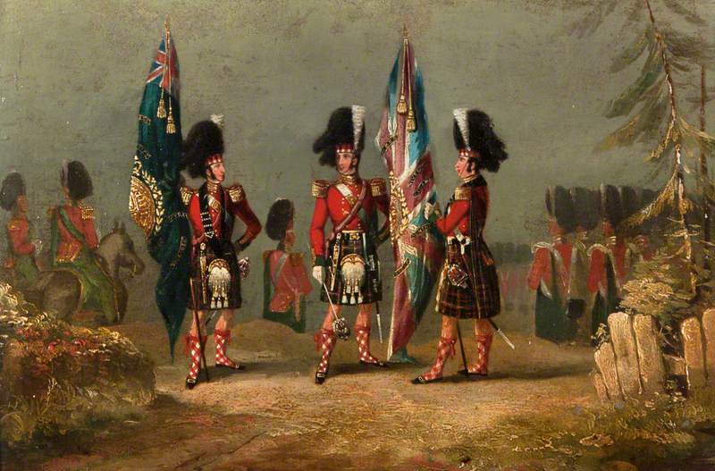 79th Highlanders in 1841 at Gibraltar