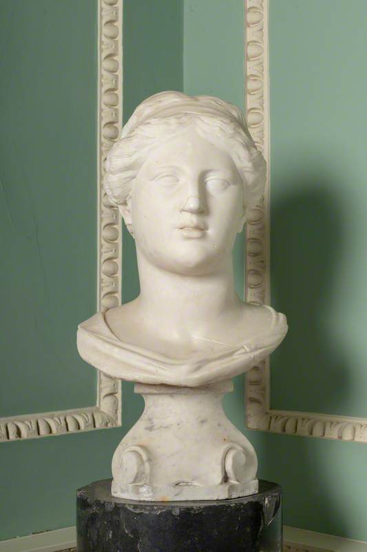 Head of a classical woman, possibly Ceres or Juno