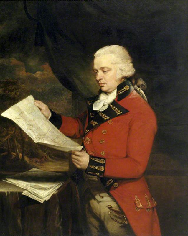 James Legge Willis (1761–1817), Holding a Map of Bambouk