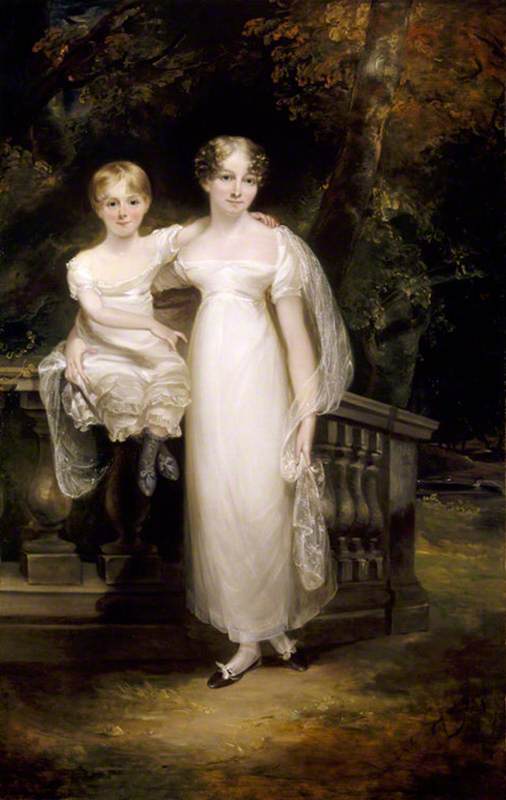 Ellen Nicolls (1788–1815), née Worsey, and her daughter Sarah Nicolls (1809–1848), later Trafford, later Joule