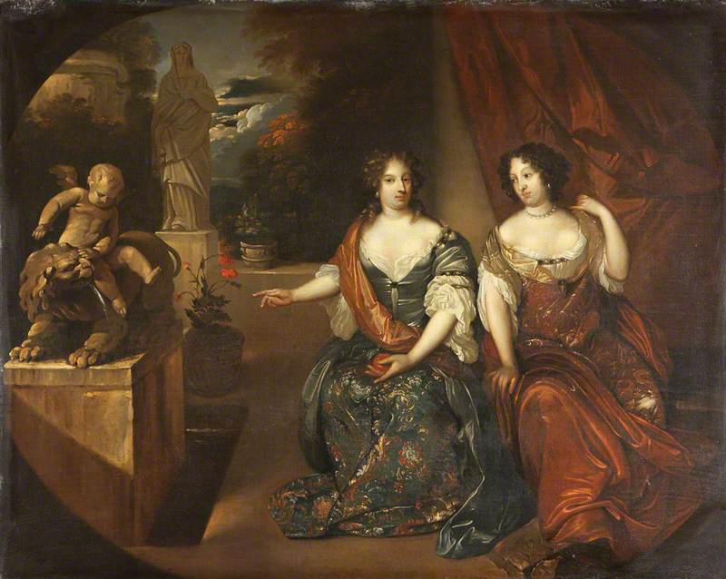 Princesses Albertina Agnes (1634–1696), and Henrietta Catherine (1637–1708), of Orange-Nassau