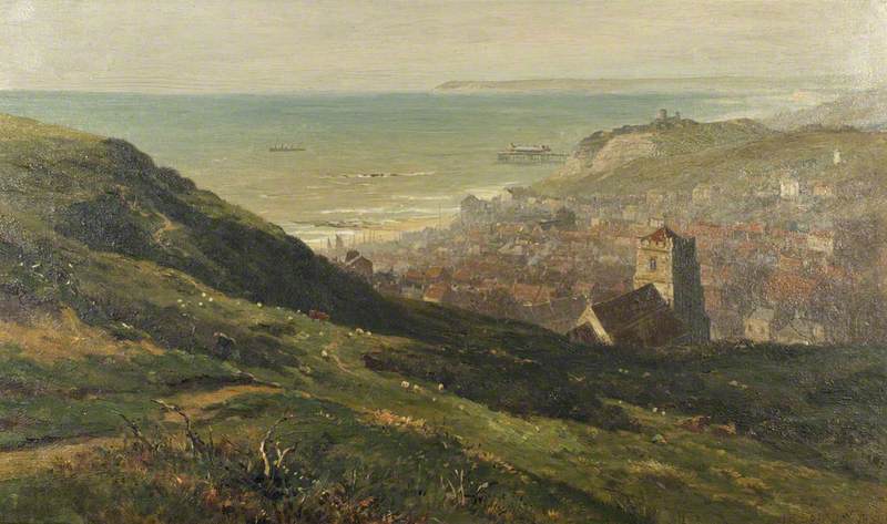 Hastings, East Sussex, from the Hill