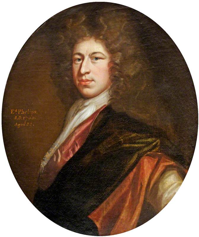 Edward Phelips IV (1678–1734), Aged 22