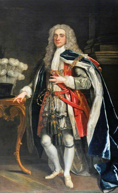 Philip Dormer Stanhope (1694–1773), 4th Earl of Chesterfield, KG, in Garter Robes