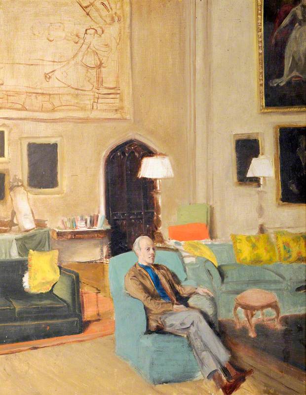 Charles (1885–1947), 6th Marquess of Anglesey Seated in the Music Room