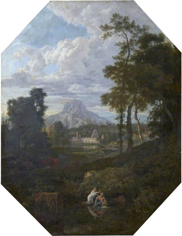 Landscape with a Nymph and a River God