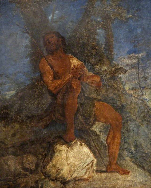 Saint John the Baptist Praying in the Wilderness